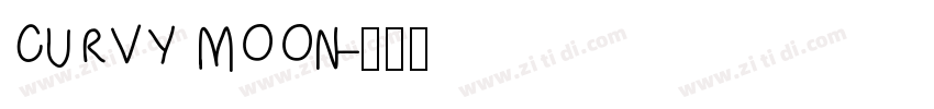 CURVY MOON字体转换